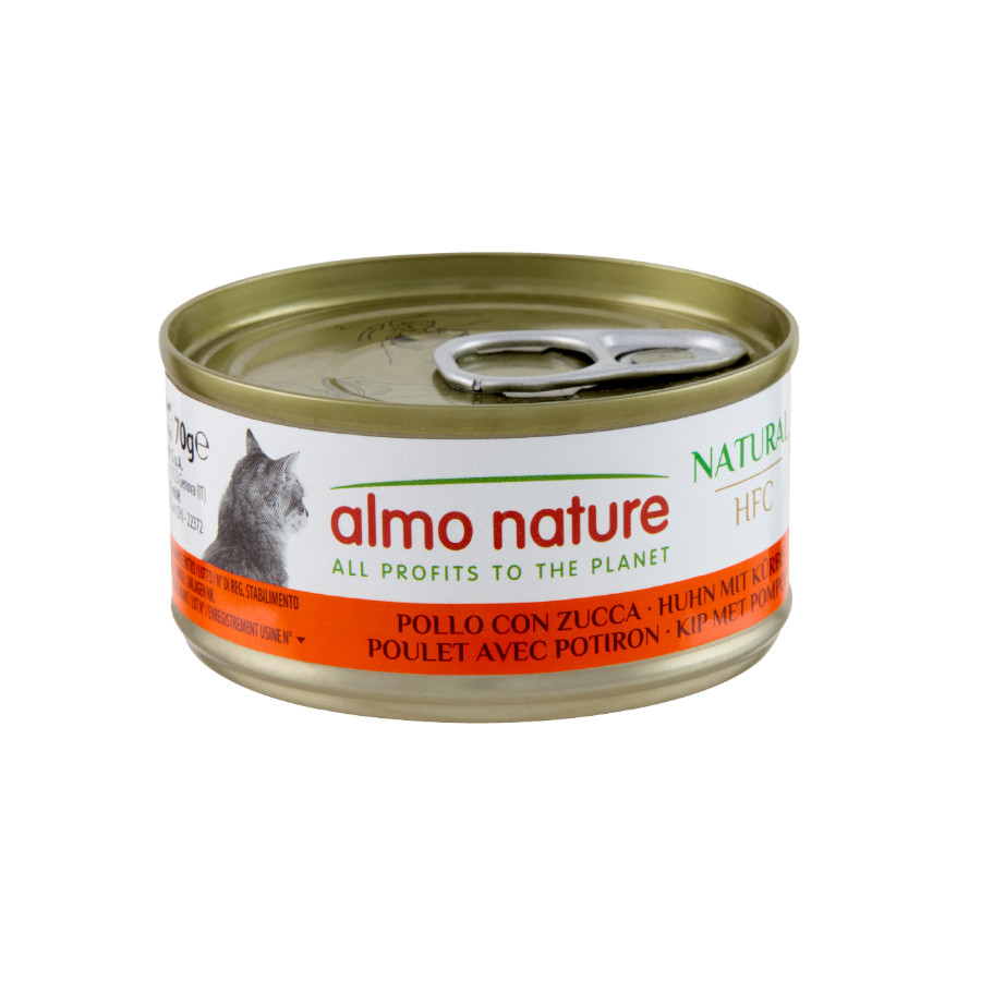 Imagen de Almo Nature HFC Natural Pollo Calabaza lata para gatos