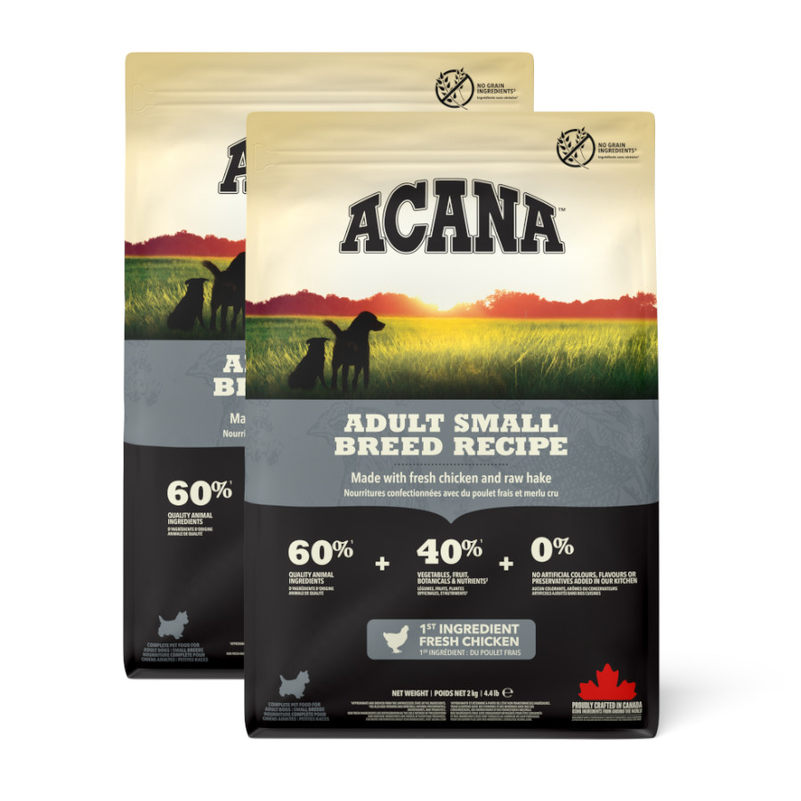 Acana Adult Small Breed pienso para perros ¡Pack ahorro!