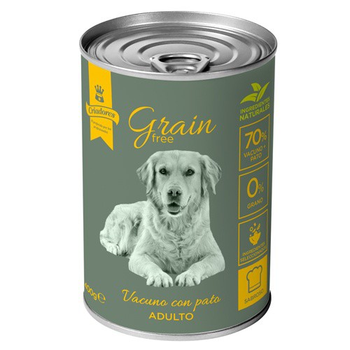 Criadores Adulto Grain Free Ternera y Pato lata para perros , , large image number null