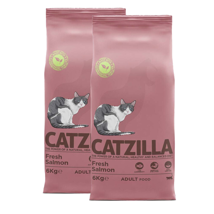 Catzilla Adult Salmón pienso para gatos ¡Pack ahorro!