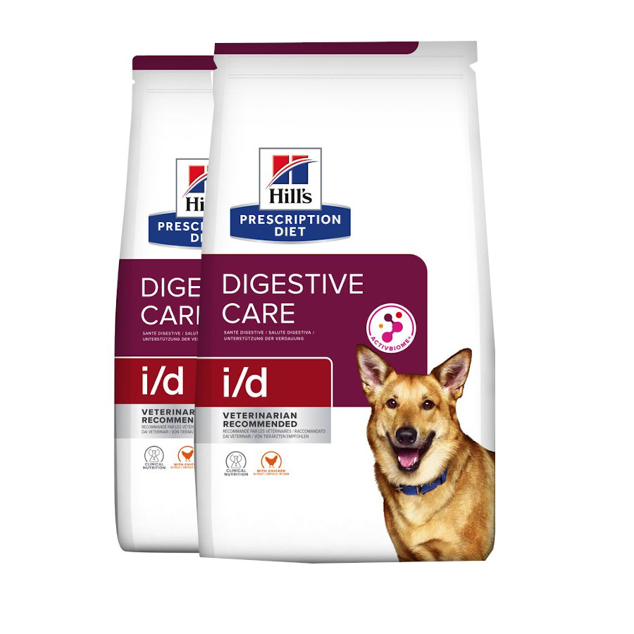 Hill's Prescription Diet Digestive Care Pollo pienso para perros - 2x12 kg Pack Ahorro, , large image number null