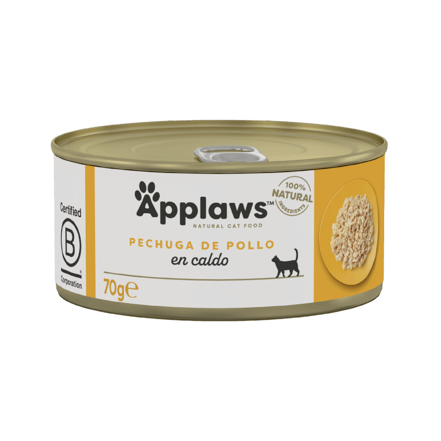Imagen de Applaws Lata Pechuga de Pollo para Gatos 70g