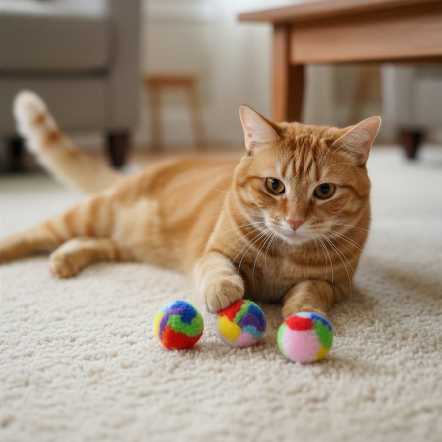 Tootoy! Pelota de Peluche Suaves para gatos
