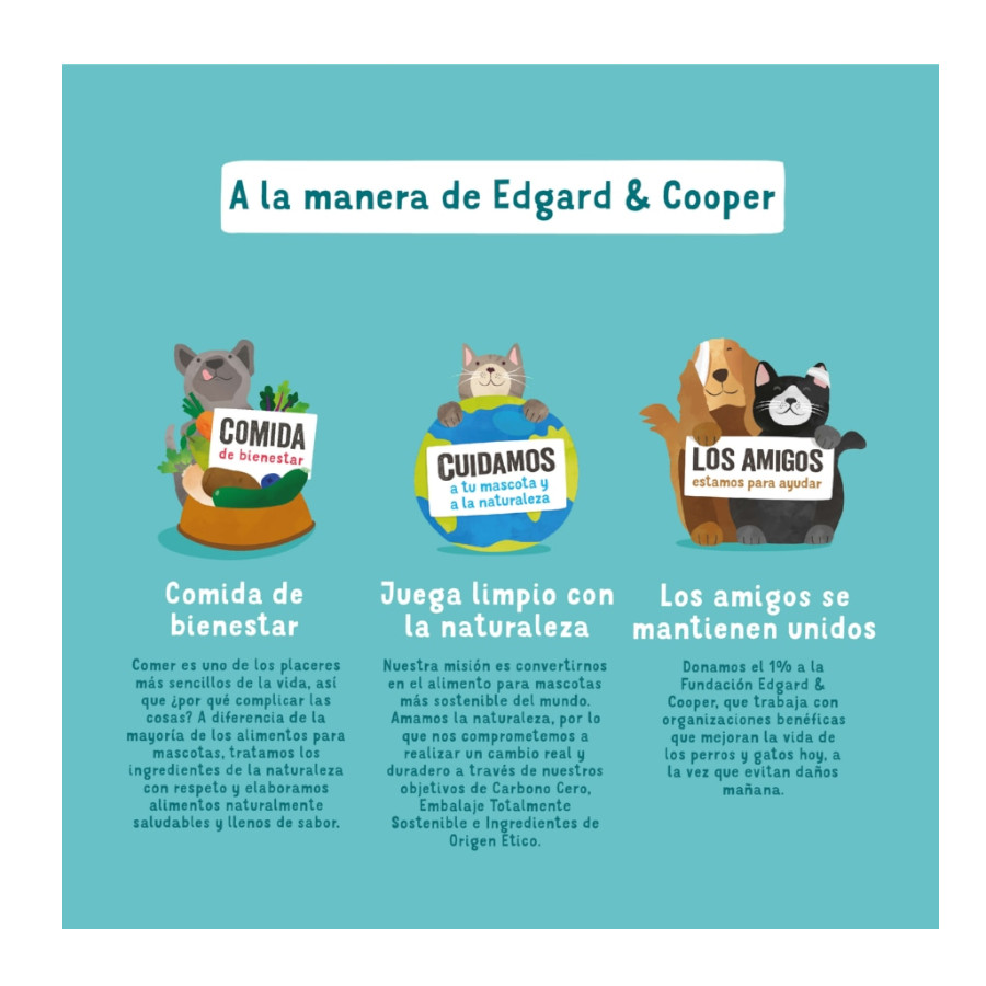 Edgard & Cooper Grain Free Salmón y Pavo lata para perros, , large image number null