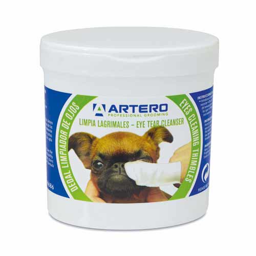 Artero – Dedales limpieza ocular Artero para perros 50 uds.