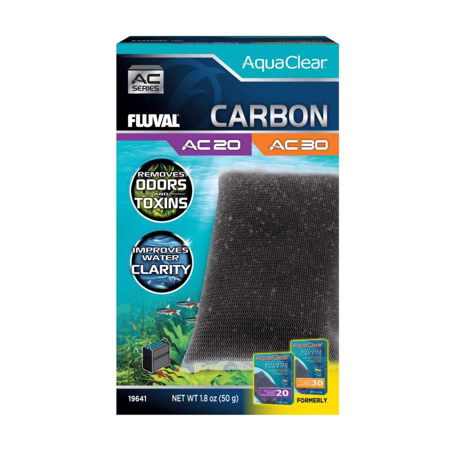 0.08 KG Fluval AquaClear AC Carbón Activo Bolsa para filtro de acuarios