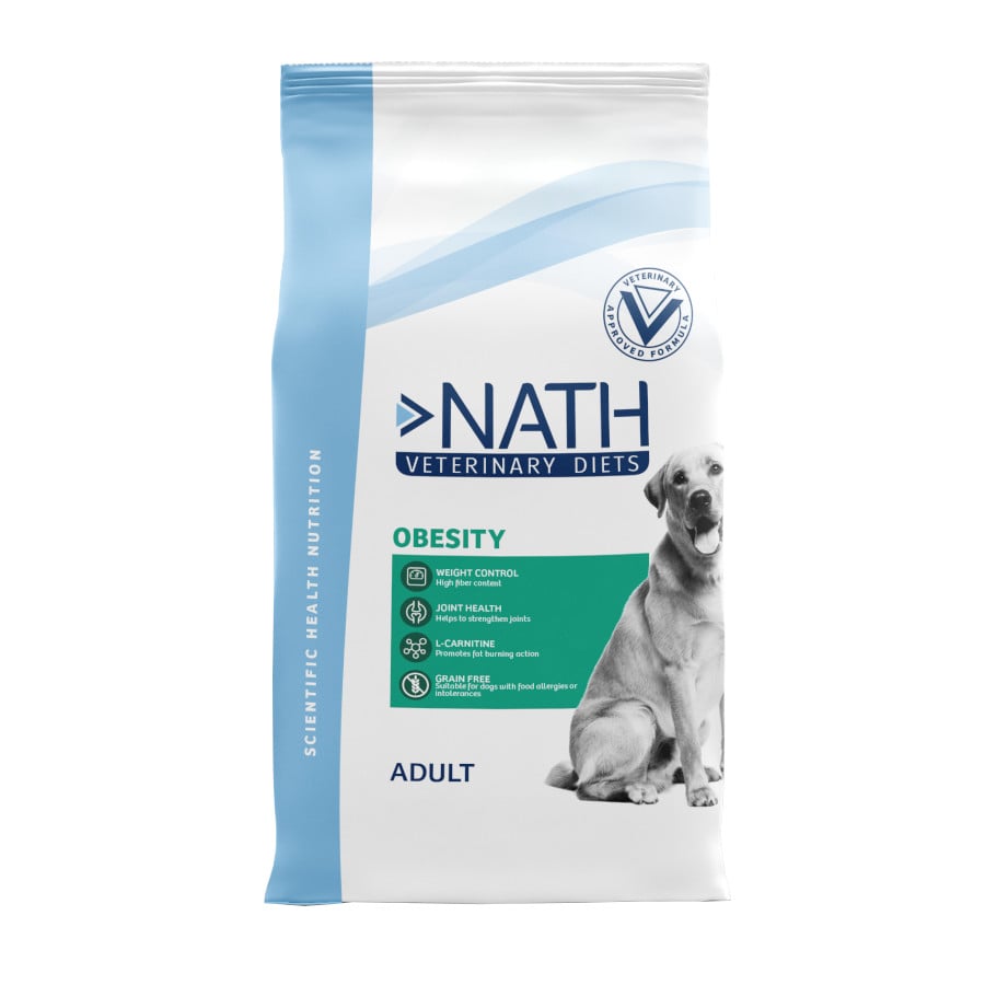 Nath Veterinary Diets Obesity Pienso para perros ¡Pack ahorro!