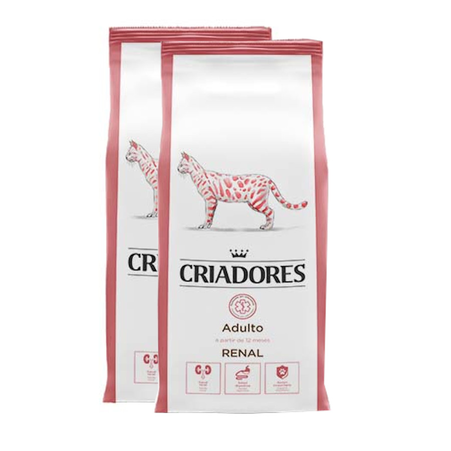 Criadores Feline Adulto Renal pienso - 2x2,5 kg Pack Ahorro, , large image number null