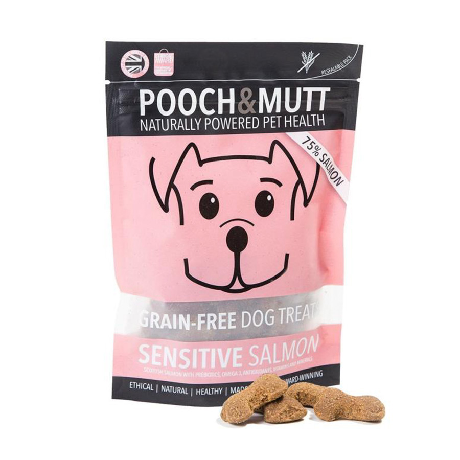 Pooch & Mutt Huesitos Sensitive Salmón para perros , , large image number null