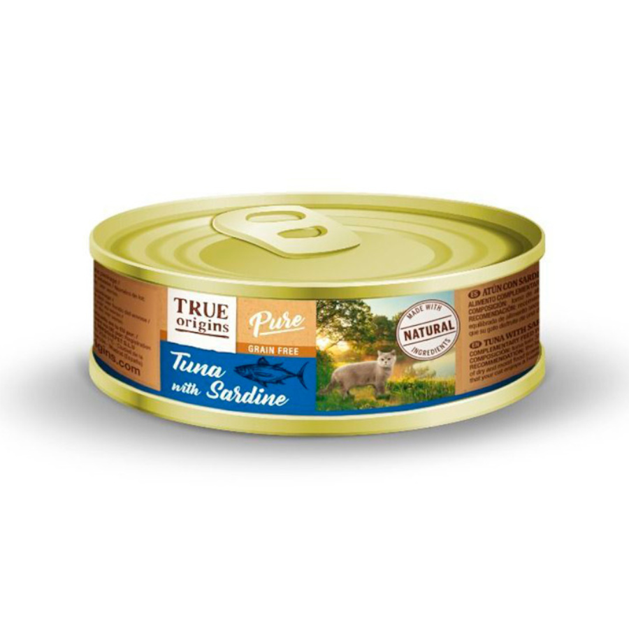 Imagen de True Origins Pure Adult Atún con Sardina lata para gatos