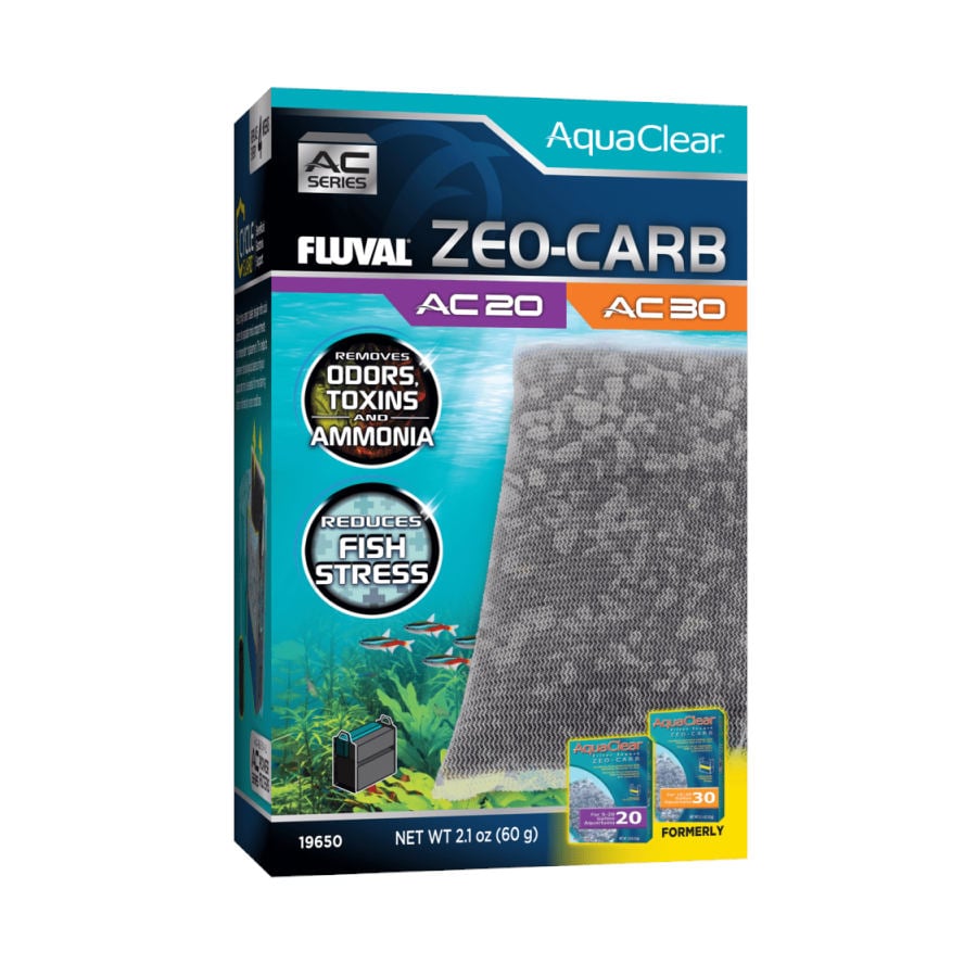 0.08 KG Fluval AquaClear AC Zeo-Carb para filtro de acuarios