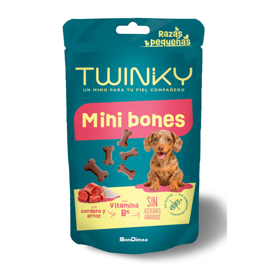 100 g Twinky Huesitos para perros de razas pequeñas