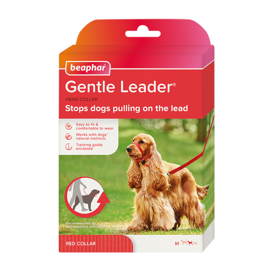 Beaphar Gentle Leader Collar de Adiestramiento Rojo para perros, , large image number null