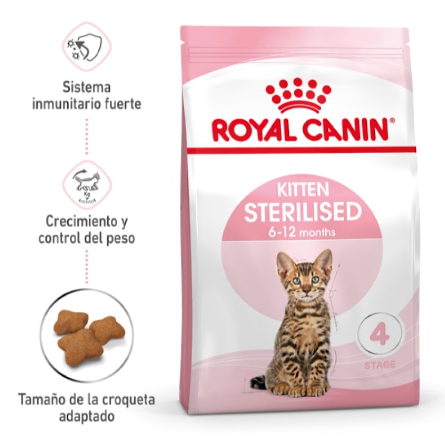 Royal Canin Kitten Sterilised pienso para gatos , , large image number null