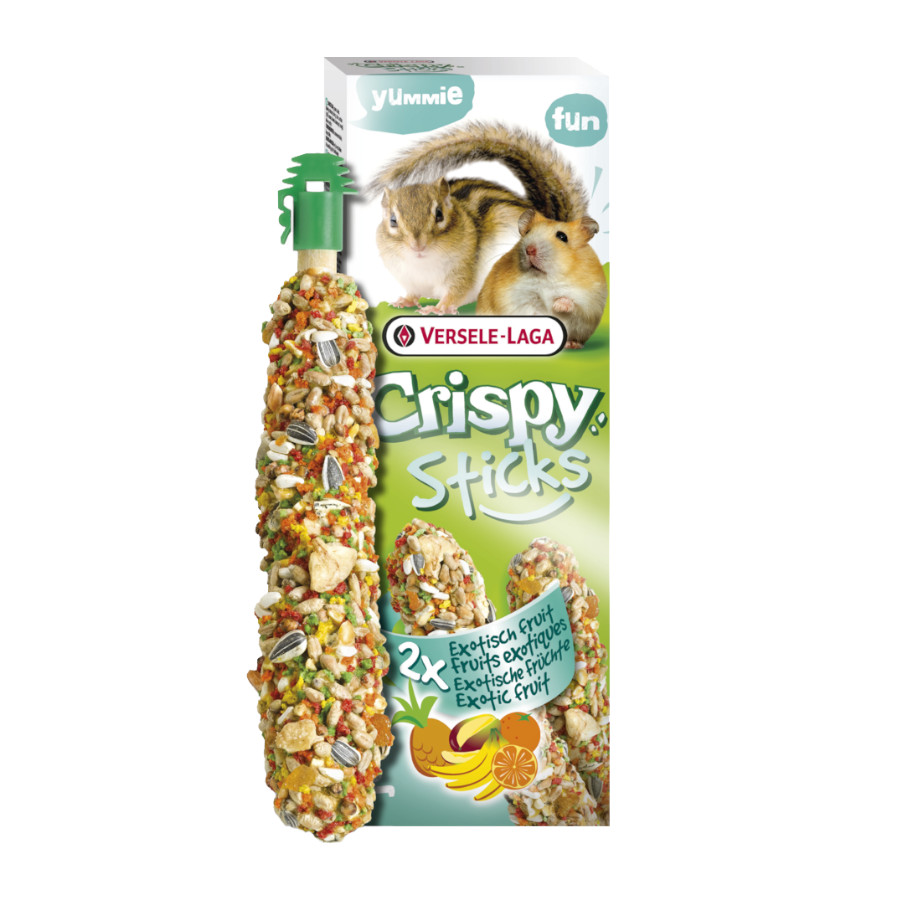 0.11 KG Versele-Laga Crispy Sticks Frutas Exóticas para roedores