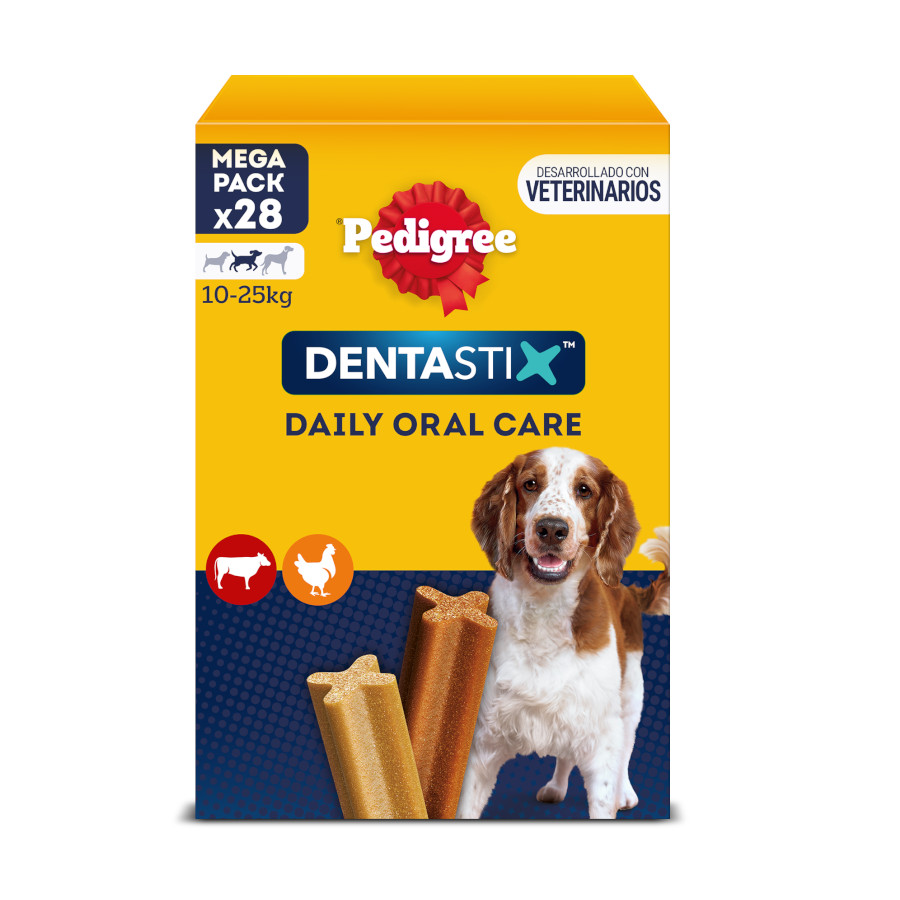 Pedigree Dentastix – Snack para perros medianos Pedigree Dentastix.