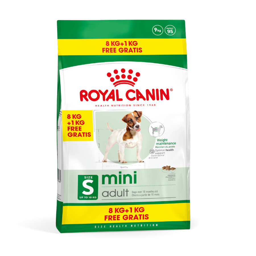 Royal Canin – Pienso para perros Royal Canin Mini Adult. 8 + 1 kg