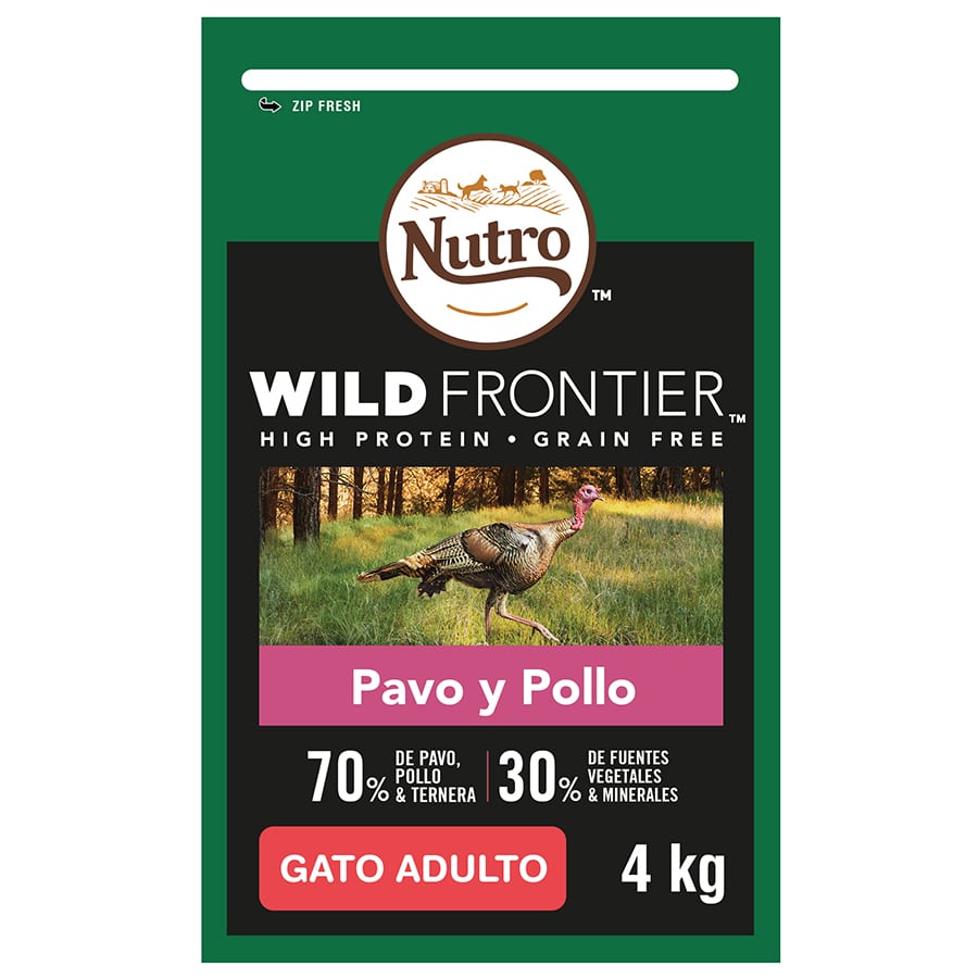 Nutro Adult Wild Frontier Pavo y Pollo gatos | Kiwoko