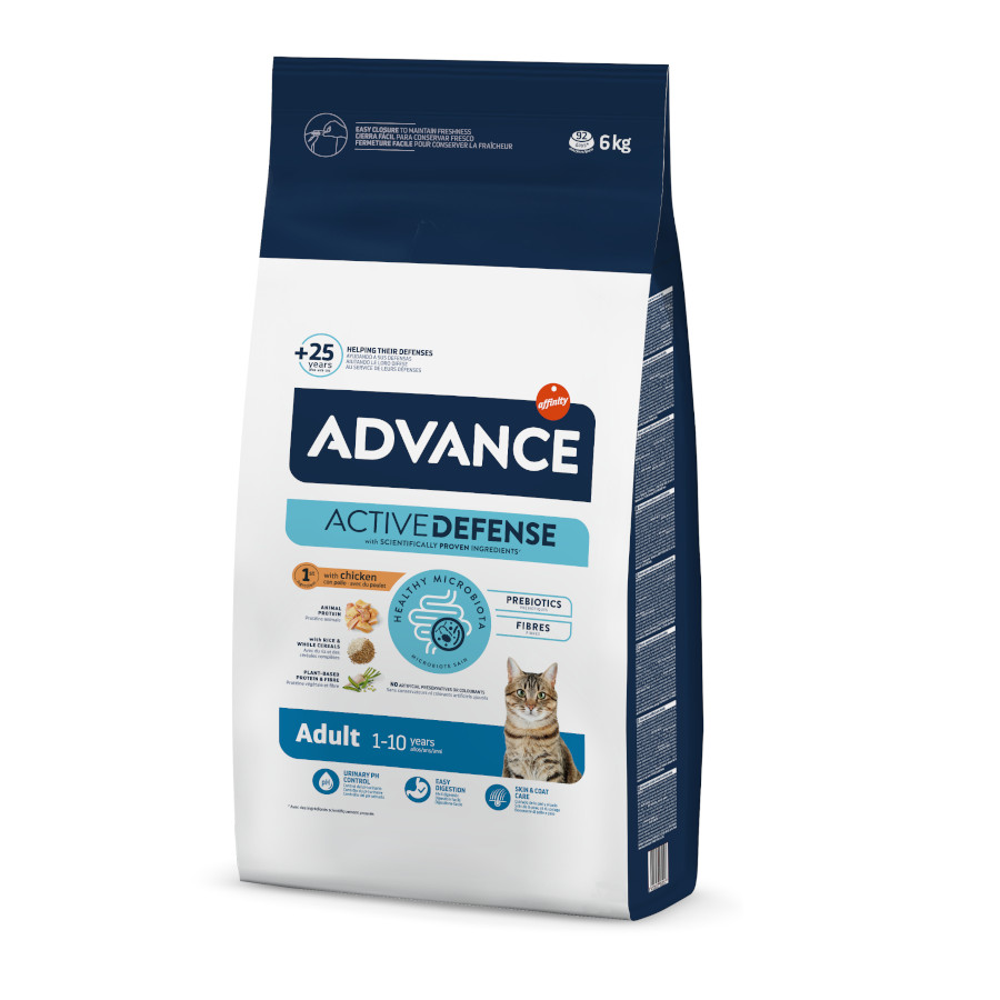 Advance – Pienso para gatos adultos Advance pollo. 6 Kg