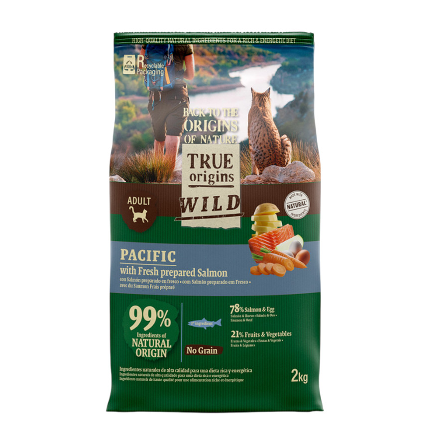 Imagen de True Origins Wild Adult Pacific Salmón pienso para gatos