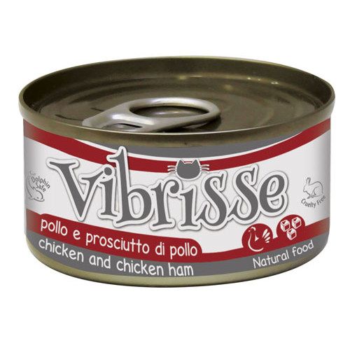 Imagen de Vibrisse Comida Húmeda para Gatos de Pollo y Jamón