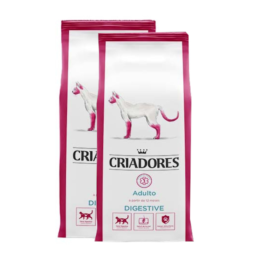 Criadores Feline Adult Digestive pienso - 2x2,5 kg Pack Ahorro, , large image number null