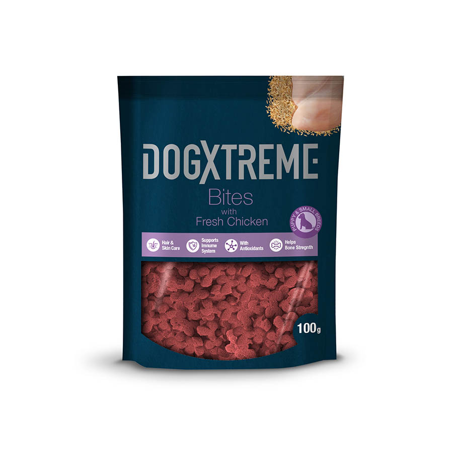 Dogxtreme Bites Puppy Snacks Semihúmedos para cachorros ¡Pack ahorro!