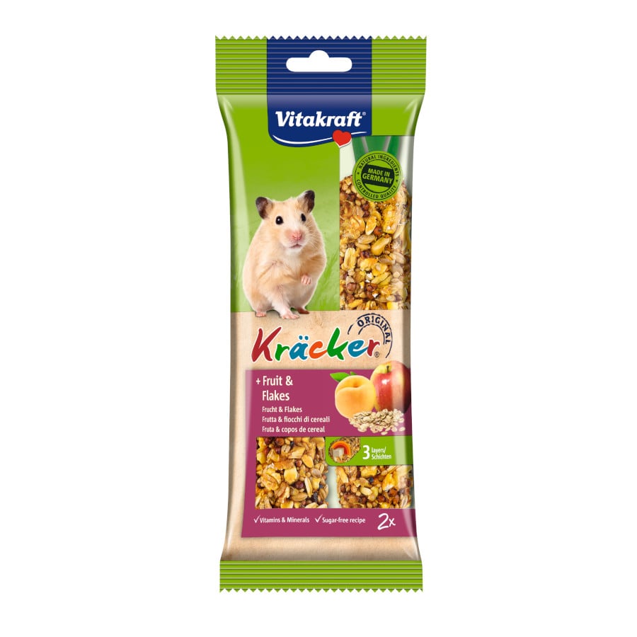 Vitakraft – Snack para hámsteres Vitakraft 2 barritas 224 g.