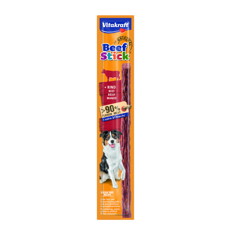 Vitakraft – Snack para perros adultos Vitakraft Beef Stick 12 g. 1 stick