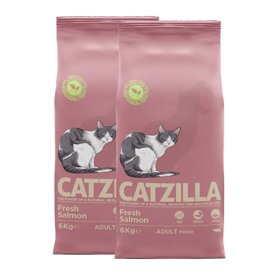Catzilla Fresh Salmón Pienso para gatos ¡Pack ahorro!