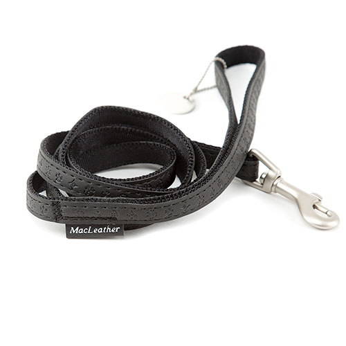 MacLeather Classic negro correa para perros image number null