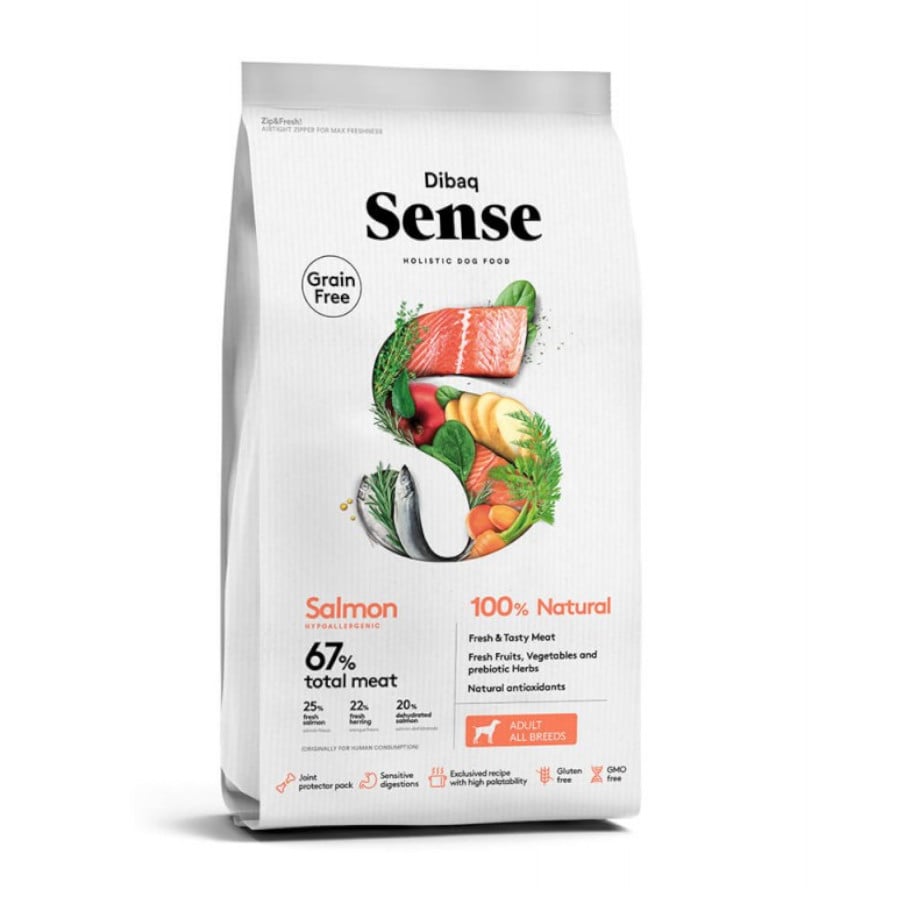 Dibaq Sense – Pienso para perros adultos Dibaq Sense salmón.
