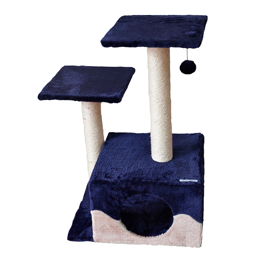 Catshion Frontier azul poste rascador para gatos, , large image number null