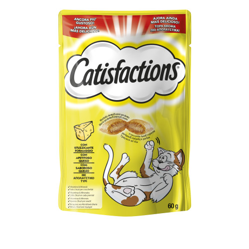Catisfactions Snacks para gatos Queso