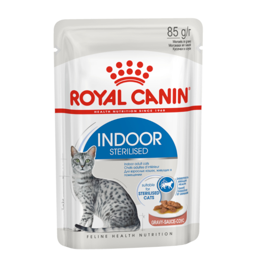 Imagen de Royal Canin Indoor Sterilized Morsels in Gravy 85 Gr