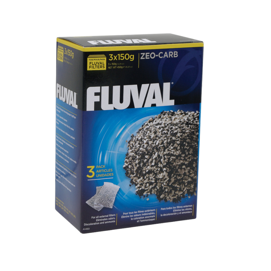 Fluval Zero-Carb Carga filtrante para filtros – Pack 3, , large image number null