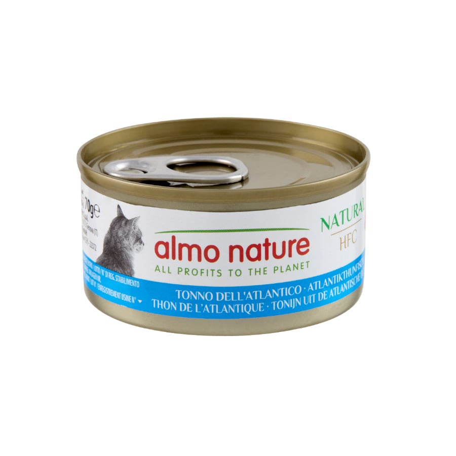 Imagen de Almo Nature Cat HFC Lata 70 g Comida Húmeda para Gatos Atún Del Atlantico