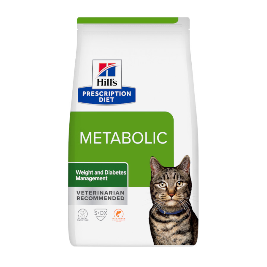 Imagen de Hill's Prescription Diet Metabolic Salmón pienso para gatos