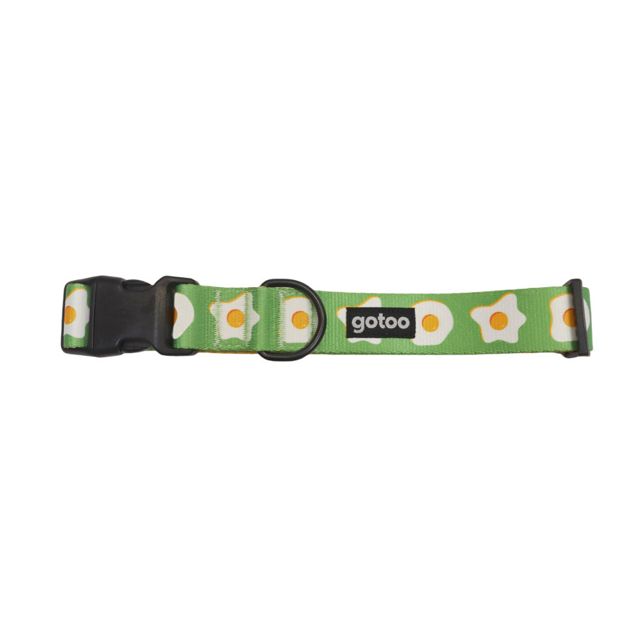 Gotoo Collar estampado verde para perro