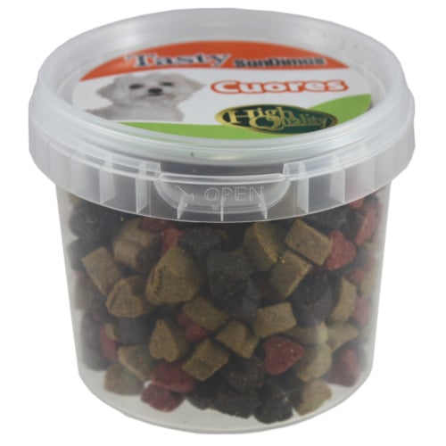 200 g San Dimas Bocaditos Cuore Tricolores para perros