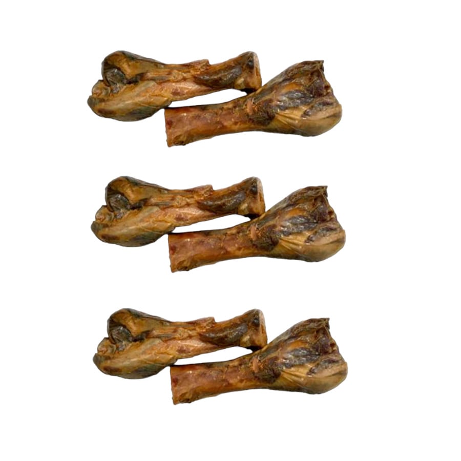 6 Medios huesos Natureats Hueso Jamón para perros ¡Pack ahorro!