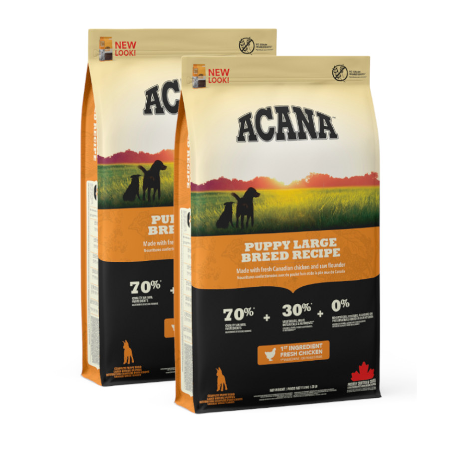 Acana Puppy Large Breed - 2x11.4 kg Pack Ahorro, , large image number null