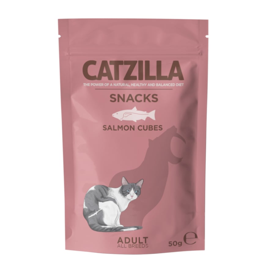 Catzilla Dados Piccolinis de Salmón para gatos ¡Pack ahorro!
