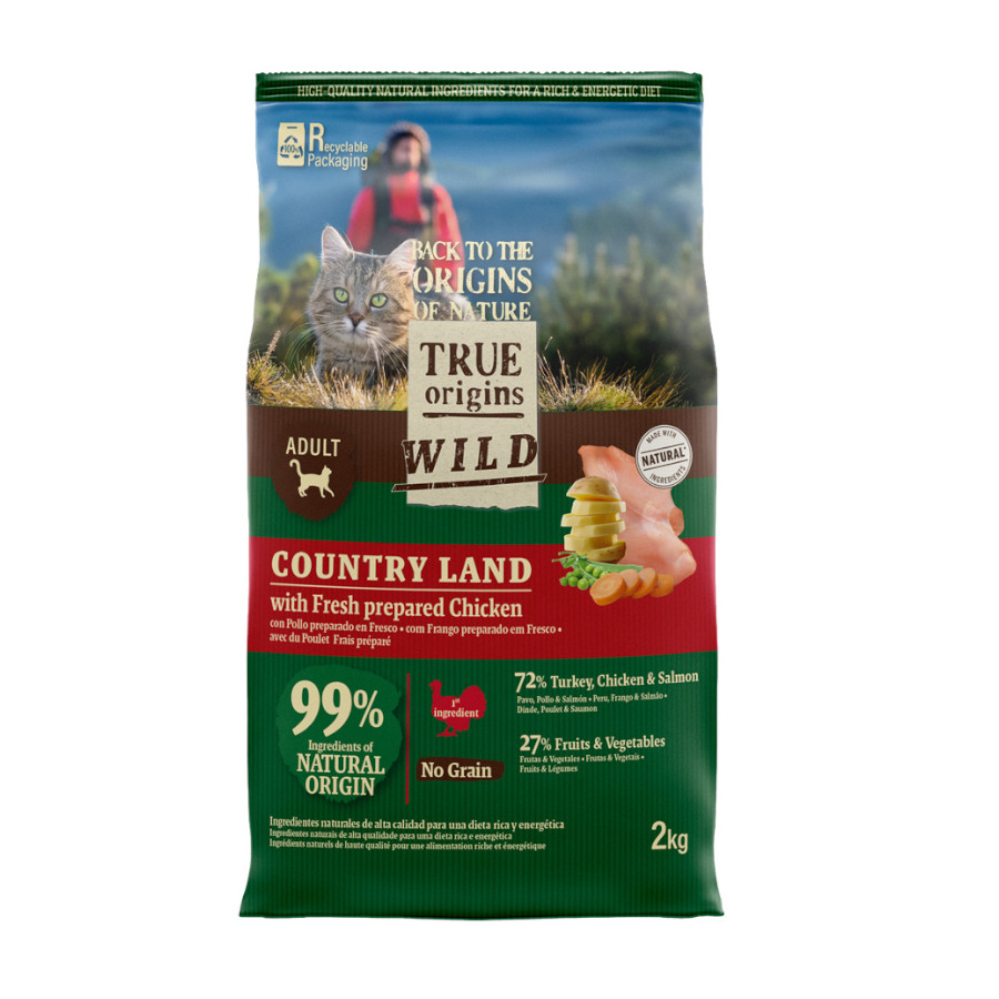 Imagen de True Origins Wild Adult Pollo y Pavo Pienso para gatos