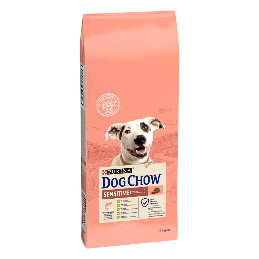 Dog Chow Sensitive Salmón pienso para perros, , large image number null