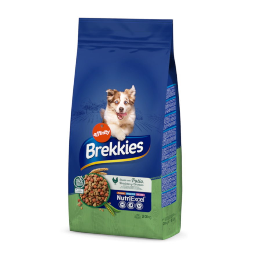 Brekkies – Pienso para perros adultos Brekkies pollo y cereales.