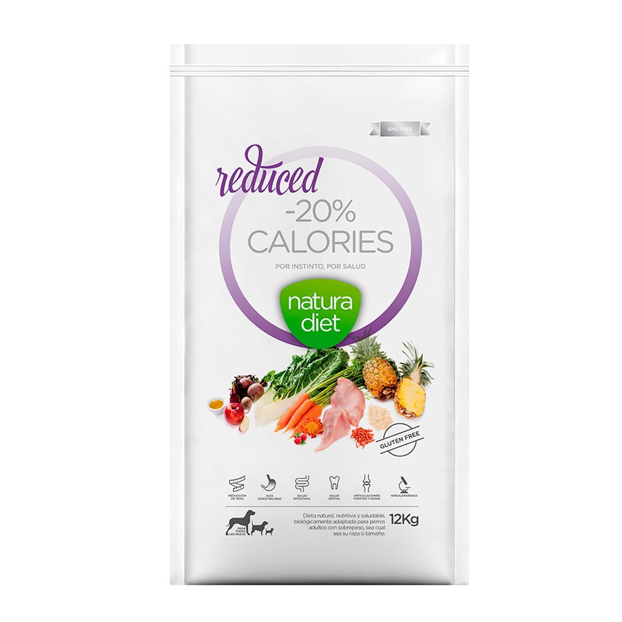 Natura Diet – Pienso para perros adultos Natura Diet Reduced Calories pavo.
