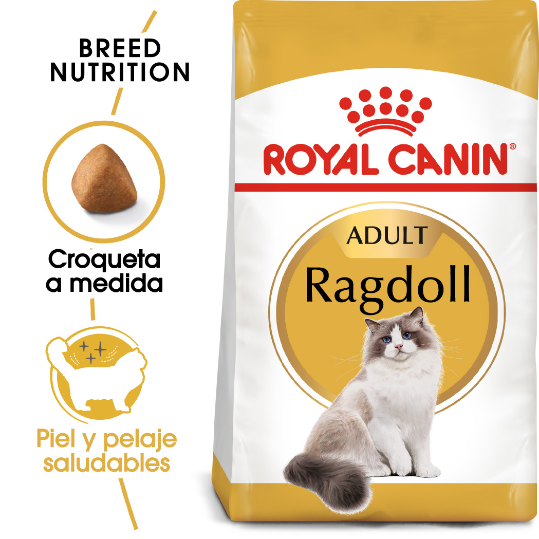 Comida Seca Para Gatos Ragdoll Adultos, Saco De 2 Kg - Fabricada En Francia, Alimento Especializado