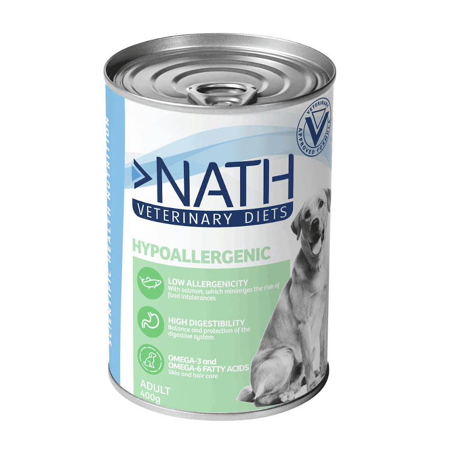 Nath Veterinary Diets Hypoallergenic lata para perros ¡Pack ahorro!
