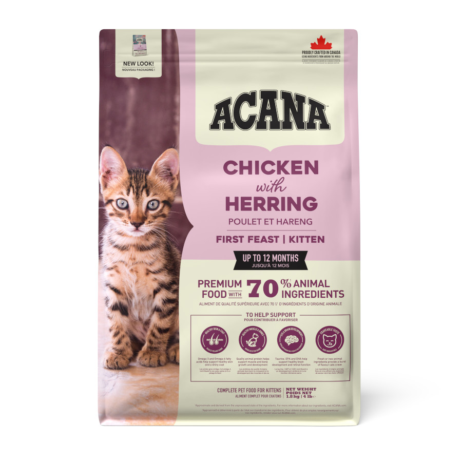 Imagen de Acana Pienso First Feast Kitten para Gatos 340 g